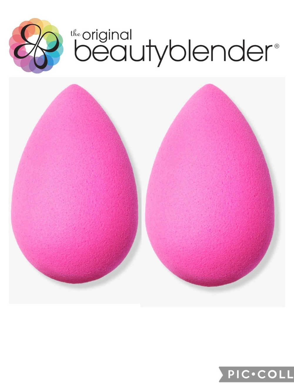 Beautyblender Original Pink Sponge 2 Pack Authentic – no retail packaging